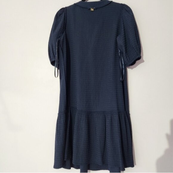 Tommy Hilfiger dress v-neck ruffle - Puff-Sleeve size 6 - Picture 3 of 13